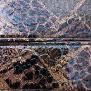 Miche 2 Brown Animal Print Purse Straps/Handles